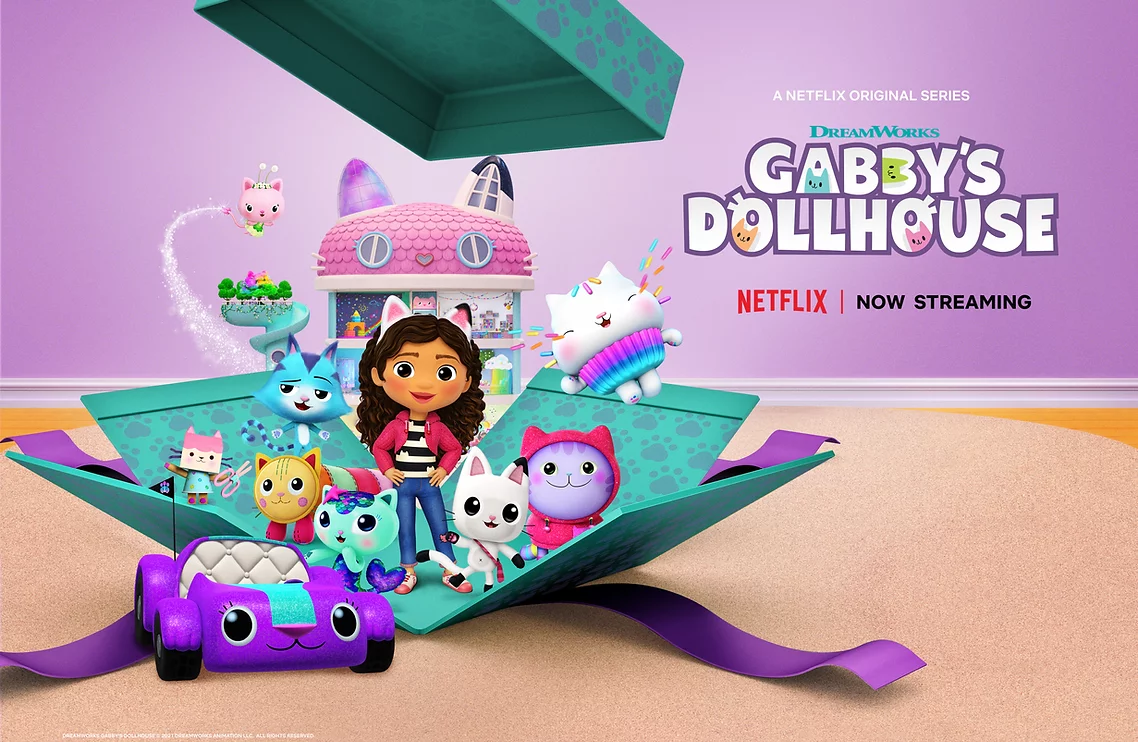 gabby's dollhouse cover title